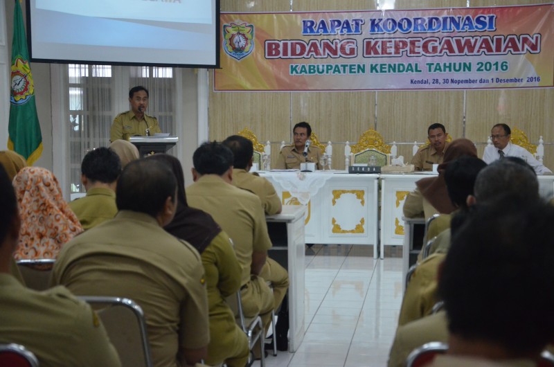 BKD Kabupaten Kendal Gelar Rakor Kepegawaian