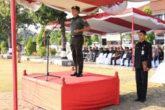 Inspektur upacara Harkitnas 2018 Dandim Kendal 0715 (Hendro Edi P)