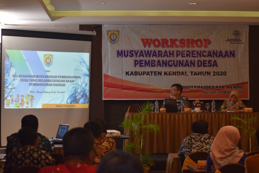 WORKSHOP MUSYAWARAH PERENCANAAN PEMBANGUNAN DESA TAHUN 2020