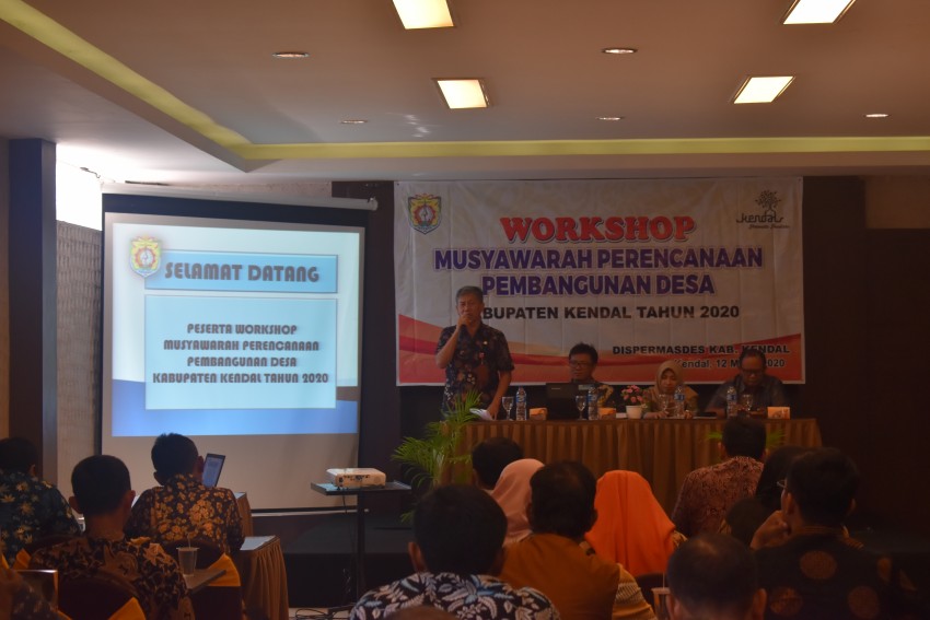 WORKSHOP MUSYAWARAH PERENCANAAN PEMBANGUNAN DESA TAHUN 2020