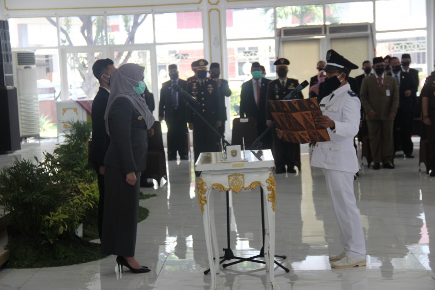 PELANTIKAN KEPALA DESA TERPILIH PERIODE 2020 - 2026