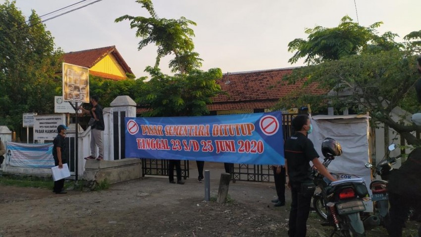 PENUTUPAN SEMENTARA PASAR KANGKUNG, 23 JUNI 2020
