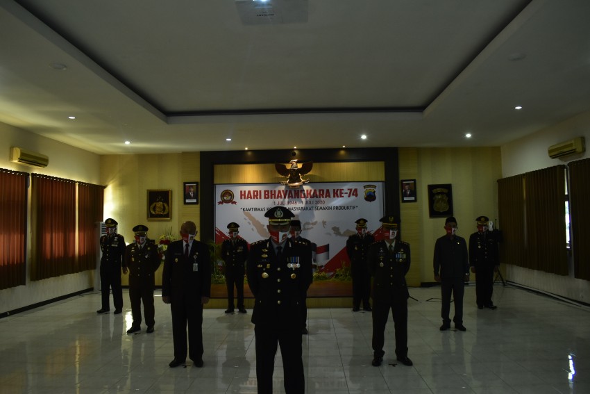 PERINGATAN HUT BHAYANGKARA KE-74, KAB KENDAL