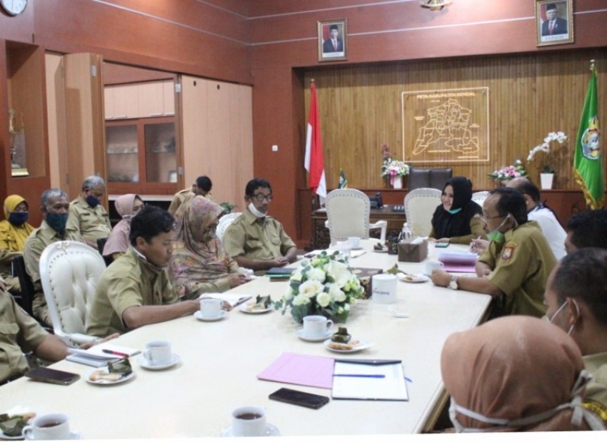 SATUKAN PERSEPSI DUKUNG PERTANIAN, DPP AUDIENSI DENGAN BUPATI KENDAL