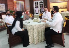 PEMKAB TERIMA KUNJUNGAN STAF AHLI MENKO POL