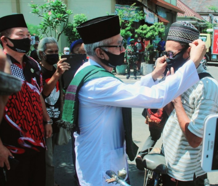 TAKMIR MASJID AGUNG KENDAL MINTA WARGA PATUHI PROTOKOL KESEHATAN