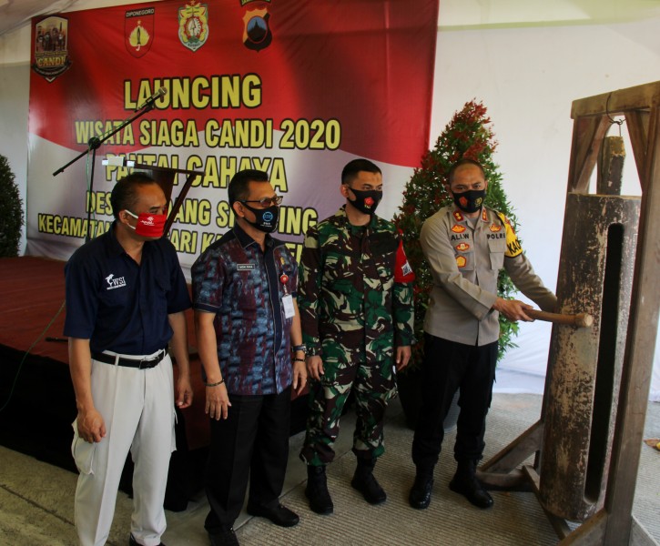POLRES DAN PEMKAB KENDAL LAUCHING WISATA CANDI TAHUN 2020 PANTAI CAHAYA