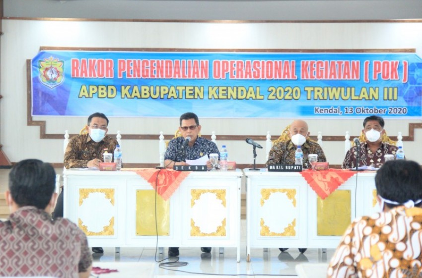 PEMKAB KENDAL RAKOR PENGENDALIAN OPERASIONAL APBD 2020 TRIWULAN III