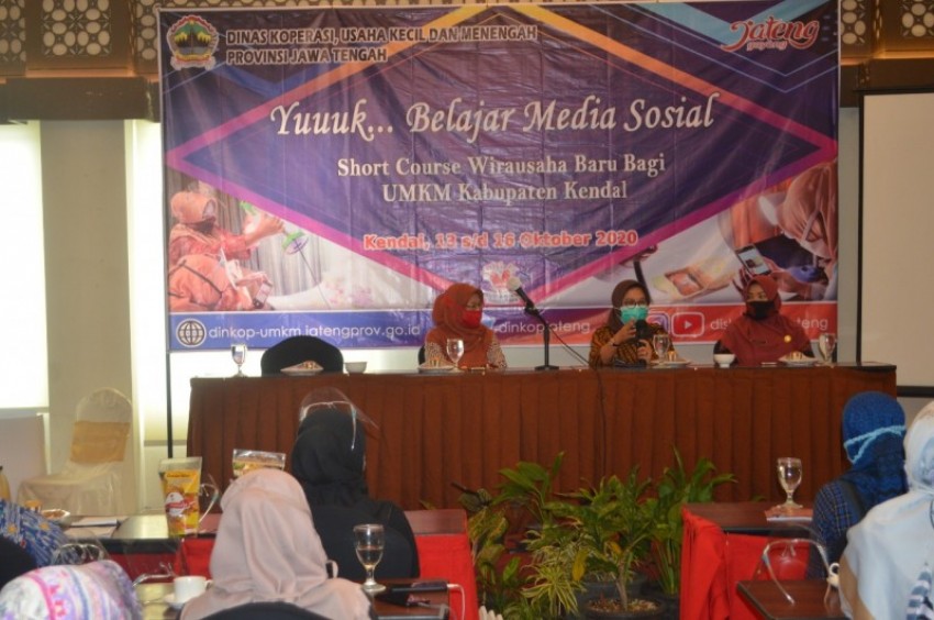 Dinkop Jateng dan Disperinkop dan UKM Kembali Adakan Pelatihan Bagi UMKM