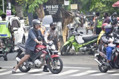 Pelanggar Protokol Kesehatan di Alun-alun Kota Kendal Alami Penurunan