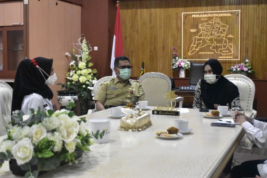 Kepala BNNK Kendal Beraudiensi dengan Bupati Terkait Program P4GN
