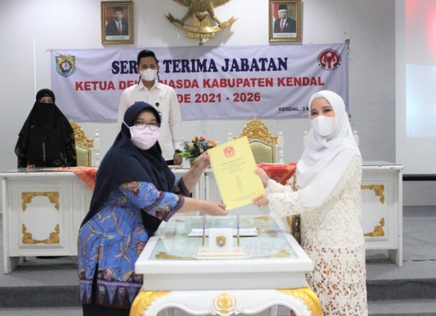 SERTIJAB DEKRANASDA KENDAL MASA JABATAN TAHUN 2021-2026