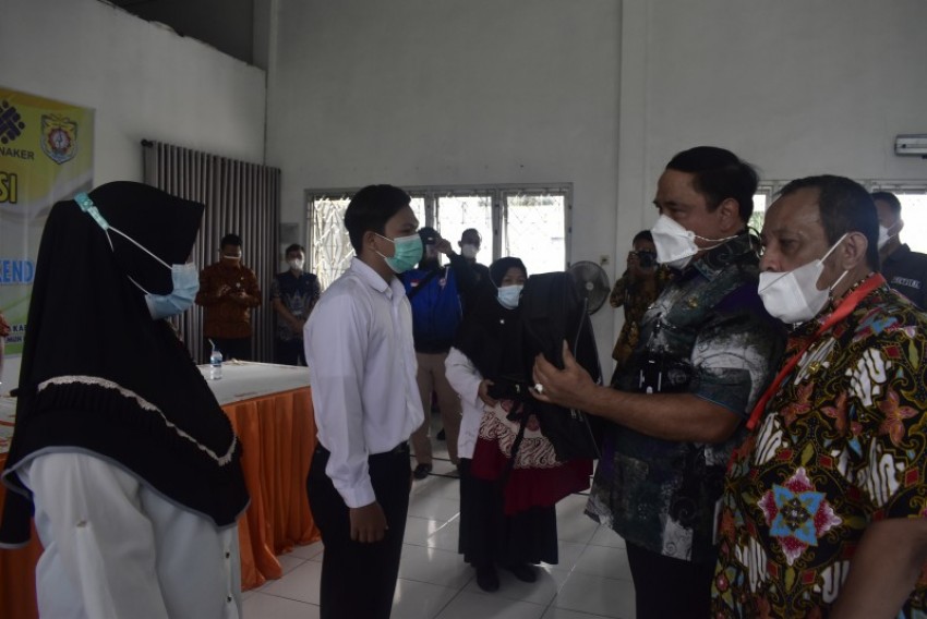 Wakil Bupati Kendal Membuka Pelatihan Kerja Peningkatan Kompetensi