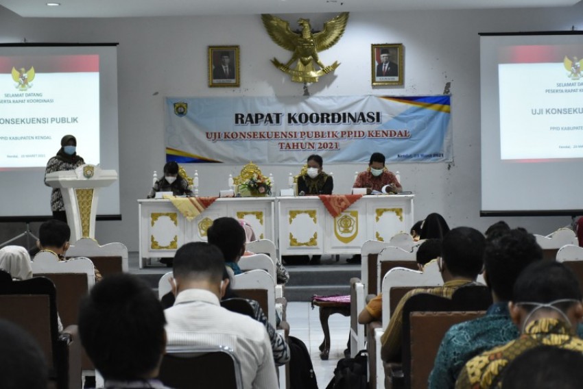 PEMKAB KENDAL GELAR RAKOR UJI KONSEKUENSI PUPLIK BAGI PPID