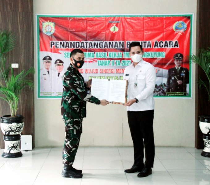TMMD Sengkuyung Tahap II Tahun 2021 Selesai di Kerjakan