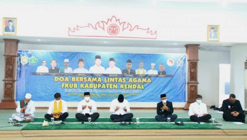 Pemkab Kendal dan FKUB Gelar Doa Bersama Agar Pandemi Cepat Berakhir