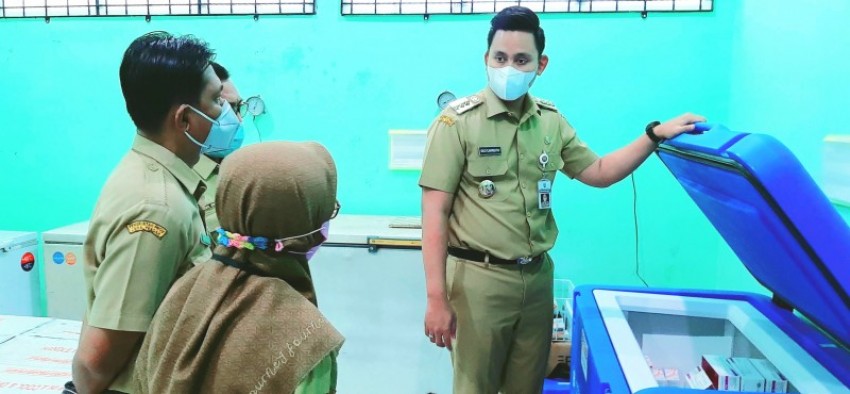 Bupati Kendal Monitoring Ketersediaan Vaksin dan Oksigen