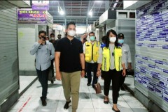 Bupati Dico Dampingi Kungker Kadirjen Cipta Karya di Pasar Pagi Kaliwungu