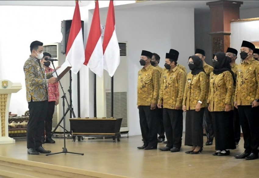 Bupati Kendal Kukuhkan Paguyuban Kades Bahurekso Kendal Periode 2021-2024
