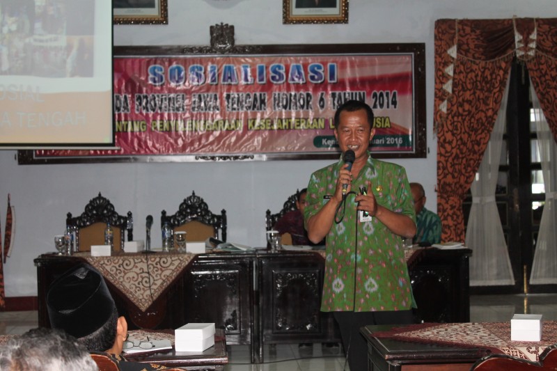 TINGKATKAN KESEJAHTERAAN WARGA USIA LANJUT, PEMERINTAH SOSIALISASIKAN PERDA LANSIA