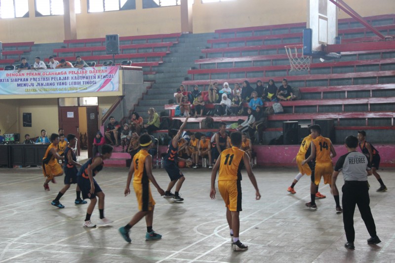 POPDA,  BASKET DILEVEL SMP MASIH BERIMBANG