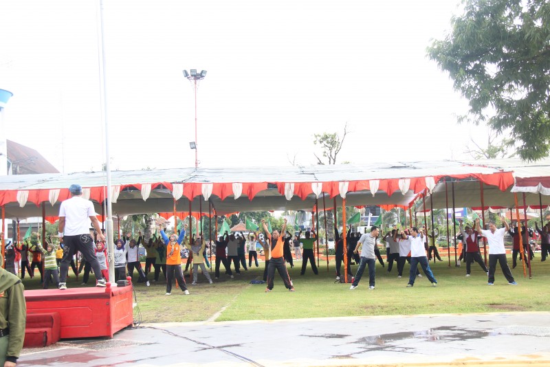 SENAM BERSAMA FORKOPIMDA WUJUDKAN SINERGI DAN KOMUNIKASI