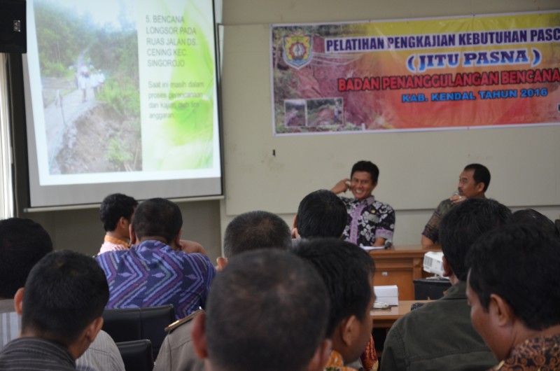 BPBD BERIKAN PEMBEKALAN  PELATIHAN PENGKAJIAN KEBUTUHAN PASCA BENCANA