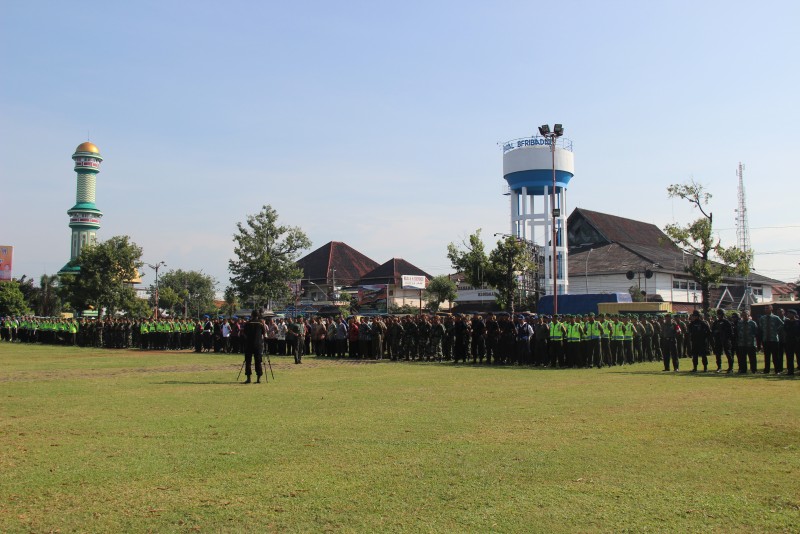 700 PERSONIL IKUTI APEL PENGAMANAN KUNJUNGAN PRESIDEN RI KE KENDAL