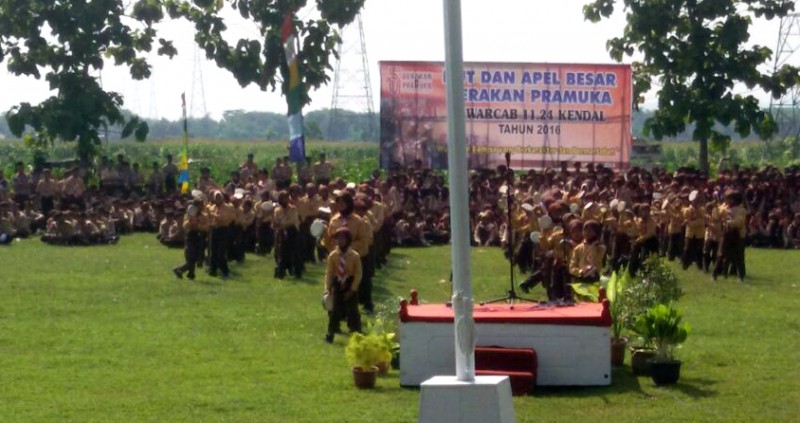 APEL BESAR HARI PRAMUKA DITUTUP PENTAS TARI TAKTOK
