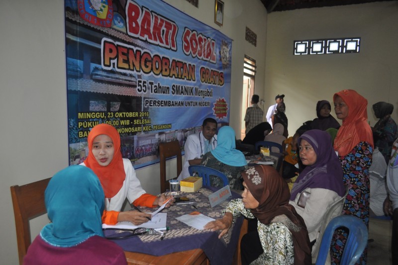 PENGOBATAN GRATIS DI DESA WONOSARI PEGANDON
