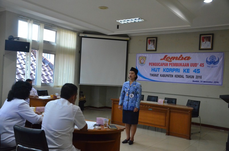 LOMBA PEMBACAAN UUD 1945 DALAM RANGKA HUT KORPRI KE 54