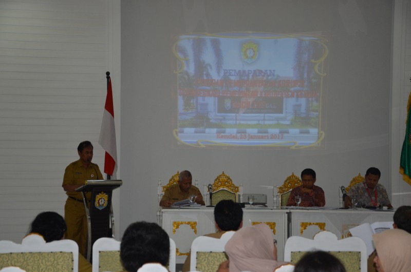 KENDAL KABUPATEN PERTAMA PAPARKAN ANTI KORUPSI PADA KPK