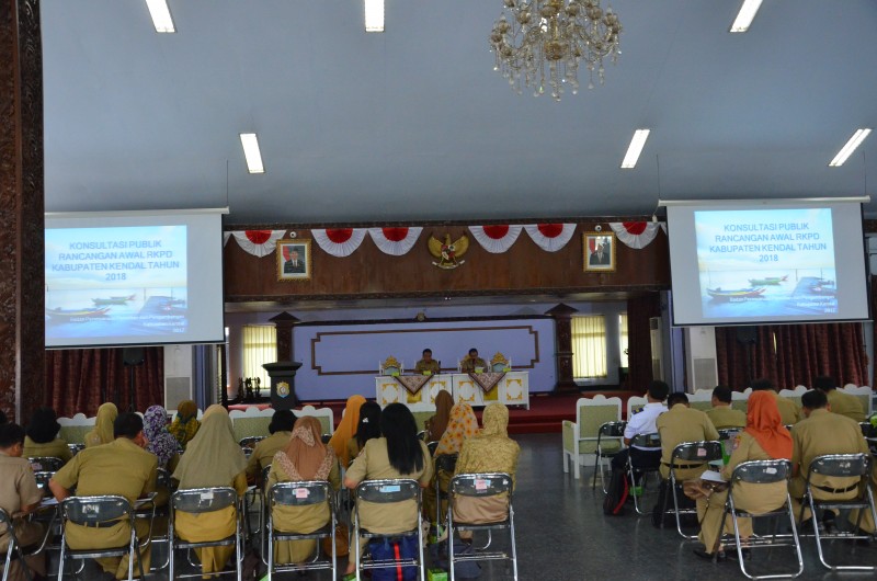 GELAR KONSULTASI PUBLIK, RANCANGAN WAL RKPD 2018 DIGELAR