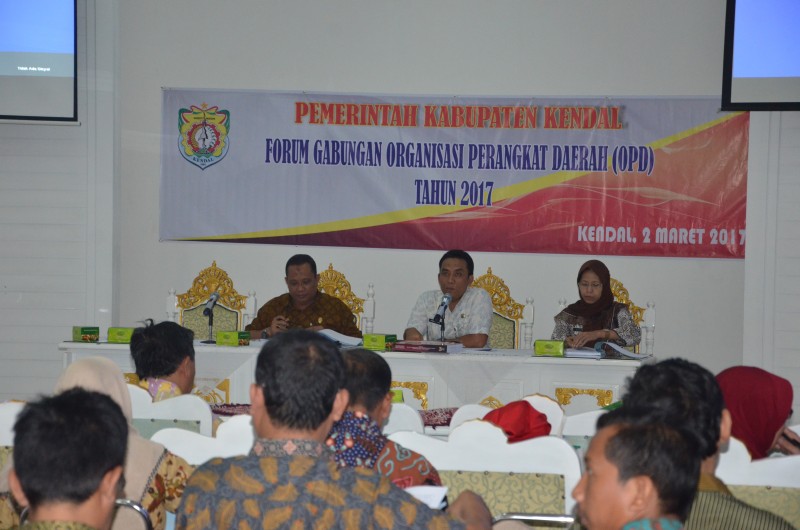 FORUM GABUNGAN OPD KENDAL GELAR PRA MUSRENBANG