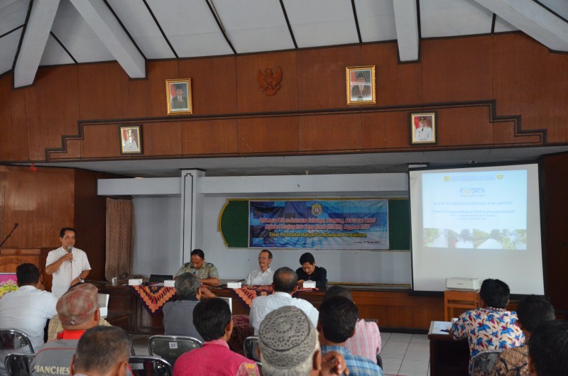 BADAN KESWADAYAAN MASYARAKAT KENDAL BAHAS KEGIATAN PENUNJANG KOTA KUMUH