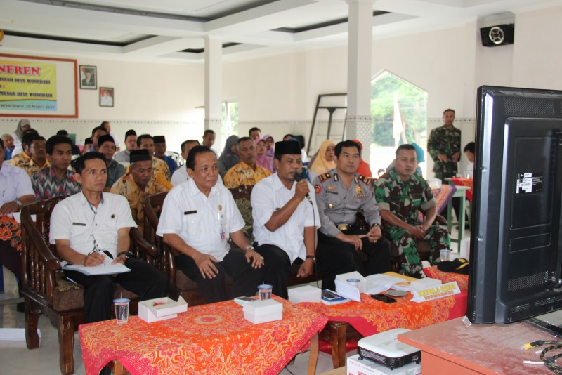 TELECONFERENCE MUSRENBANGKAB 2018 LIBATKAN DUA DESA