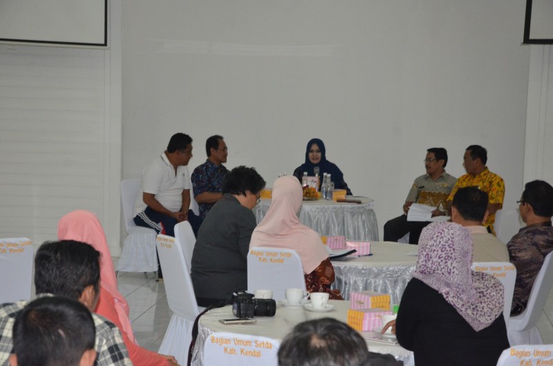 BUPATI MIRNA : PEMBANGUNAN KENDAL BISA BERJALAN JIKA OPD MAU BEGERAK AKTIF