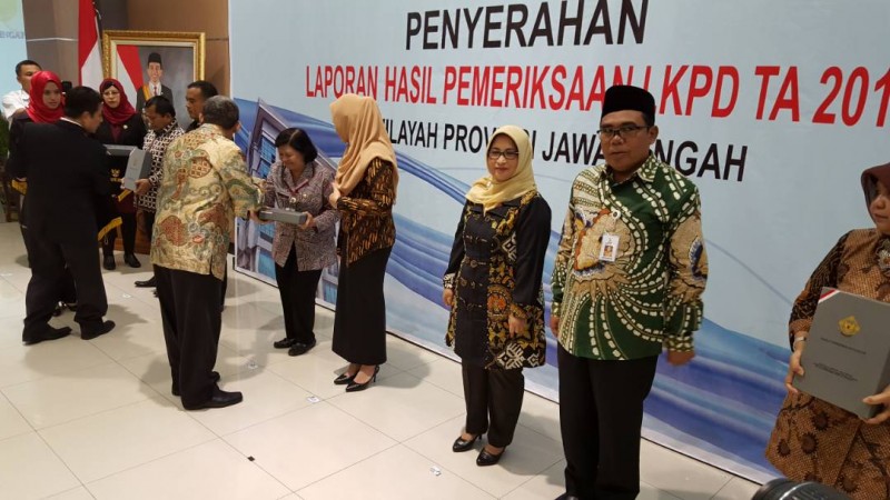 AKHIRNYA, KENDAL TERIMA OPINI WTP LAPORAN KEUANGAN PEMKAB