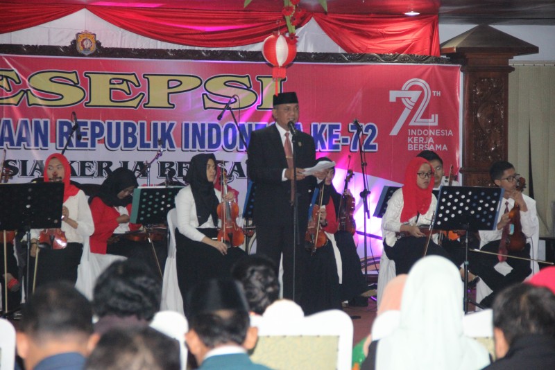 KENDAL GELAR RESEPSI HUT RI KE - 72
