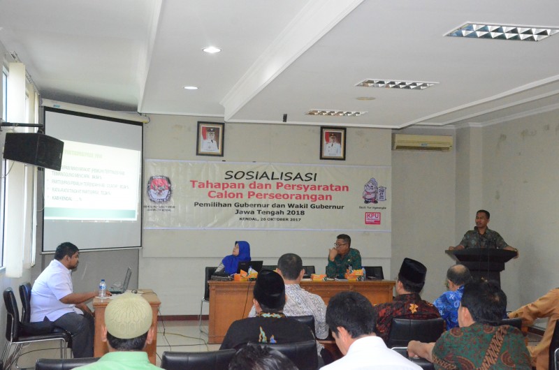 KPU JATENG SOSIALISASIKAN TAHAPAN DAN PERSYARATAN CALON PERSEORANGAN PILGUB
