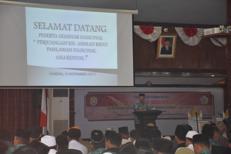 GELAR SEMINAR NASIONAL KH AHMAD RIFAI, PAHLAWAN NASIONAL DARI KENDAL