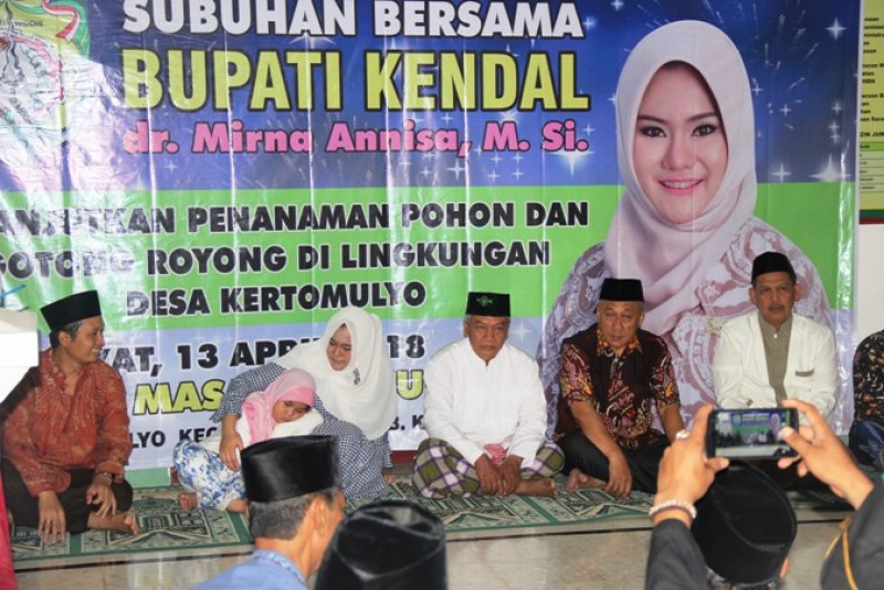 BUPATI MIRNA HARAPKAN SUBUH KELILING CIPTAKAN KETENANGAN KELUARGA