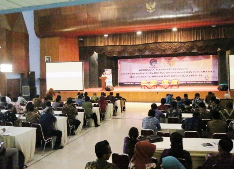 BIMTEK KOMINFO TINGKATKAN  PELAYANAN KOMUNIKASI DAN INFORMASI PUBLIK