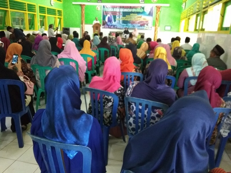KUNJUNGAN SAFARI HALAL BIHALAL DI 7 KECAMATAN DISELESAIKAN DALAM SEHARI