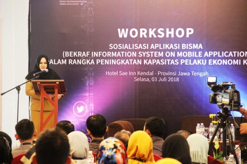 BUPATI MIRNA : EKONOMI KREATIF BISA MAJU DENGAN SMART CITY