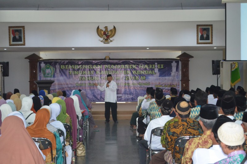 1086 CALON JAMAH HAJI KENDAL IKUTI MANASIK
