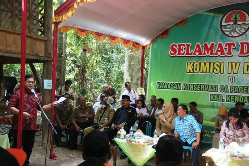 MASA RESES, KOMISI IV DPR RI TINJAU CAGAR ALAM DARUPONO KALIWUNGU SELATAN
