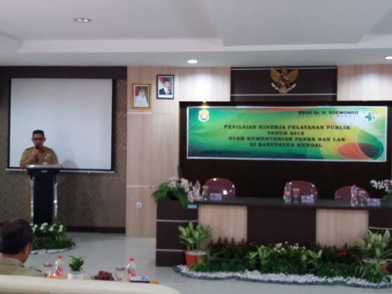 TIM KEMENPAN RB DAN LAN NILAI PELAYANAN PUBLIK RSUD SOEWONDO KENDAL