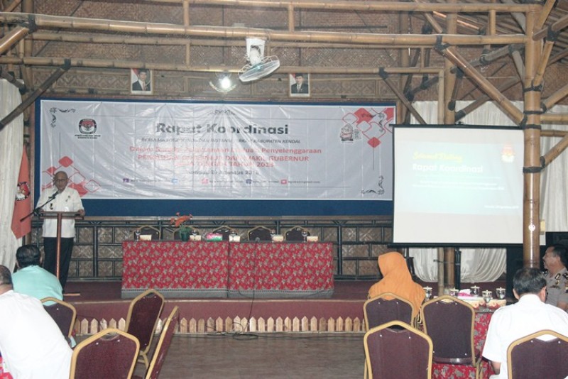EVALUASI PILGUB 2018 TINGKAT KENDAL, KPU GELAR RAKOR