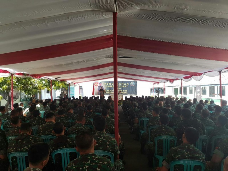 BUPATI KENDAL HADIRI KUJUNGAN KERJA DANREM MAKUTARAMA DI KODIM 0715 KENDAL